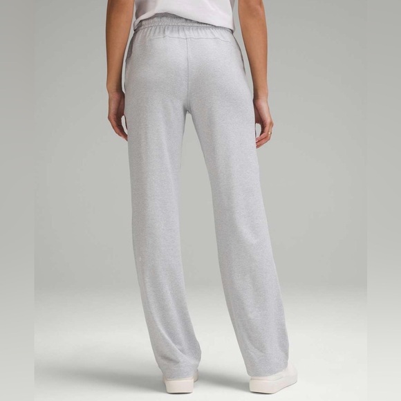 3-Lululemon Soft Jersey Straight-Leg Mid-Rise Pant - Picture 2 of 11